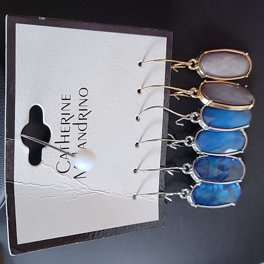 Catherine Malandrino set of 3 pairs of earrings
